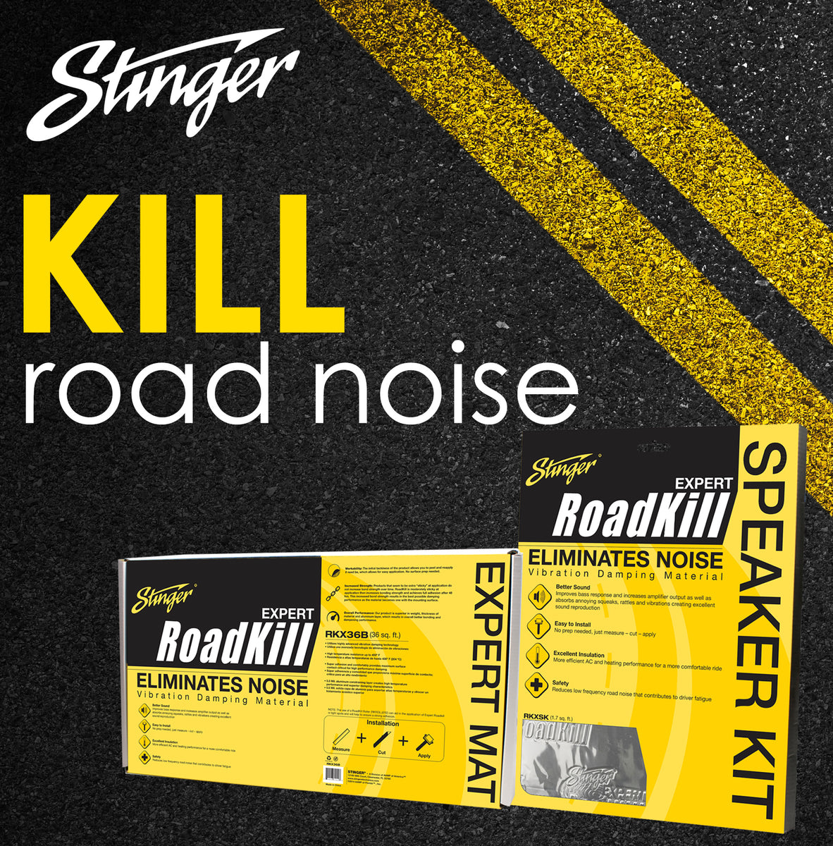 Stinger Rkcp12 Roadkill Carpet Pad