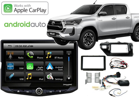 Toyota Hilux 2020-On Apple CarPlay Android & Auto Head Unit Upgrade Kit