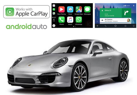 Apple CarPlay & Android Auto Add-On for Porsche 991 911