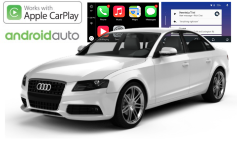 Apple CarPlay & Android Auto Add-On for Audi A4 (B8)