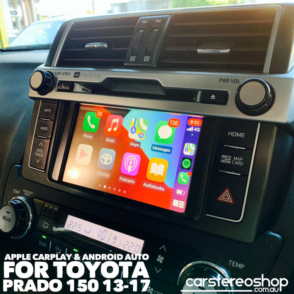 Apple CarPlay & Android Auto Add-On for Toyota Prado 150 ...