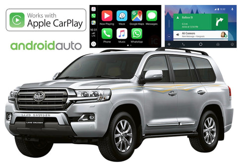 Apple CarPlay& Android Auto Add-On for Toyota LandCruiser 200 Series