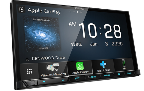 Kenwood DMX8520DABS 2DIN 6.8” AV Receiver w/Apple CarPlay & Android Auto Wireless
