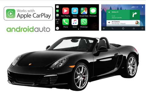 Apple CarPlay & Android Auto Add-On for Porsche 981 Boxster/Cayman