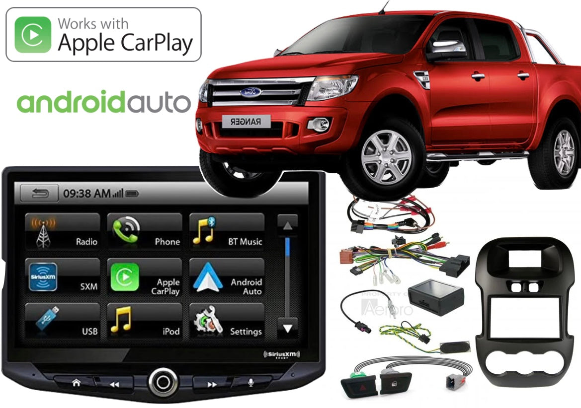 Ford Ranger PX1 2012-2015 Apple CarPlay Android & Auto Head Unit Upgra ...