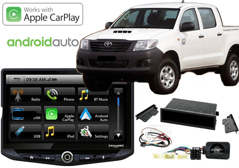 Toyota Hilux 2005 - 2013 Apple CarPlay Android & Auto Head Unit Upgrade Kit