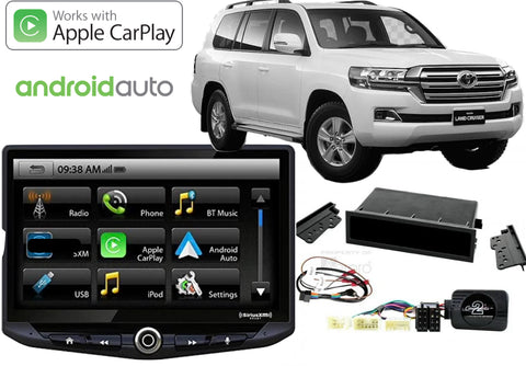 Toyota Landcruiser 200 Series 2008 - 2022 (GX & GXL) Apple CarPlay Android & Auto Head Unit Upgrade Kit