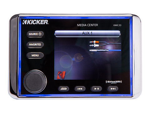 Kicker KMC20 Marine Grade Media Centre w/Bluetooth and USB