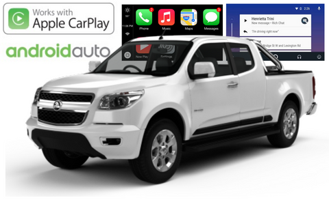 Apple CarPlay/Android Auto Add-On for Holden Colorado RG 2014 - 2016