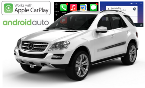 Apple CarPlay/Android Auto Add-On for Mercedes Benz ML Class W166