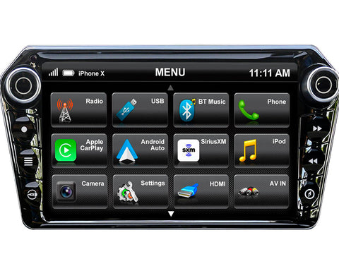 Stinger ELEV8 8.0" Big Screen Experience AV Receiver w/Apple CarPlay & Android Auto