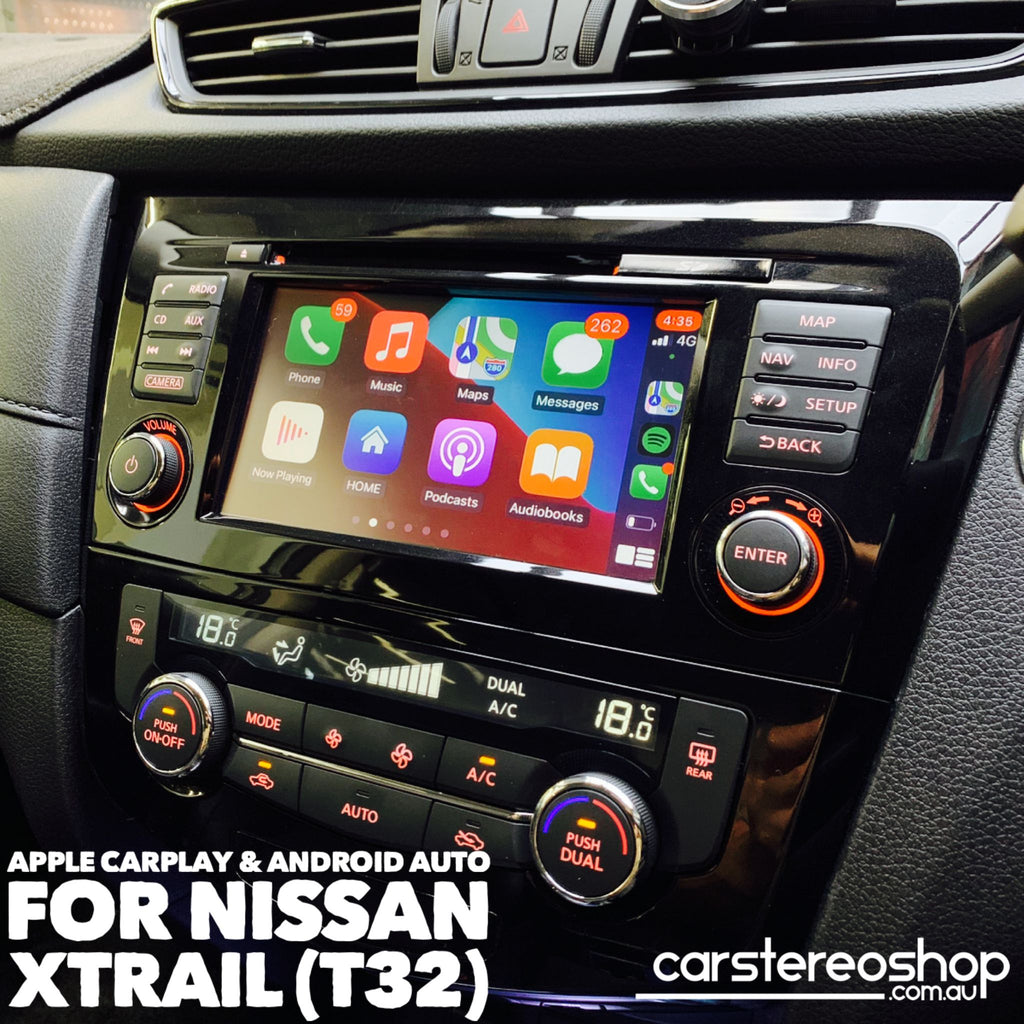 Apple CarPlay & Android Auto AddOn for Nissan XTrail (T32