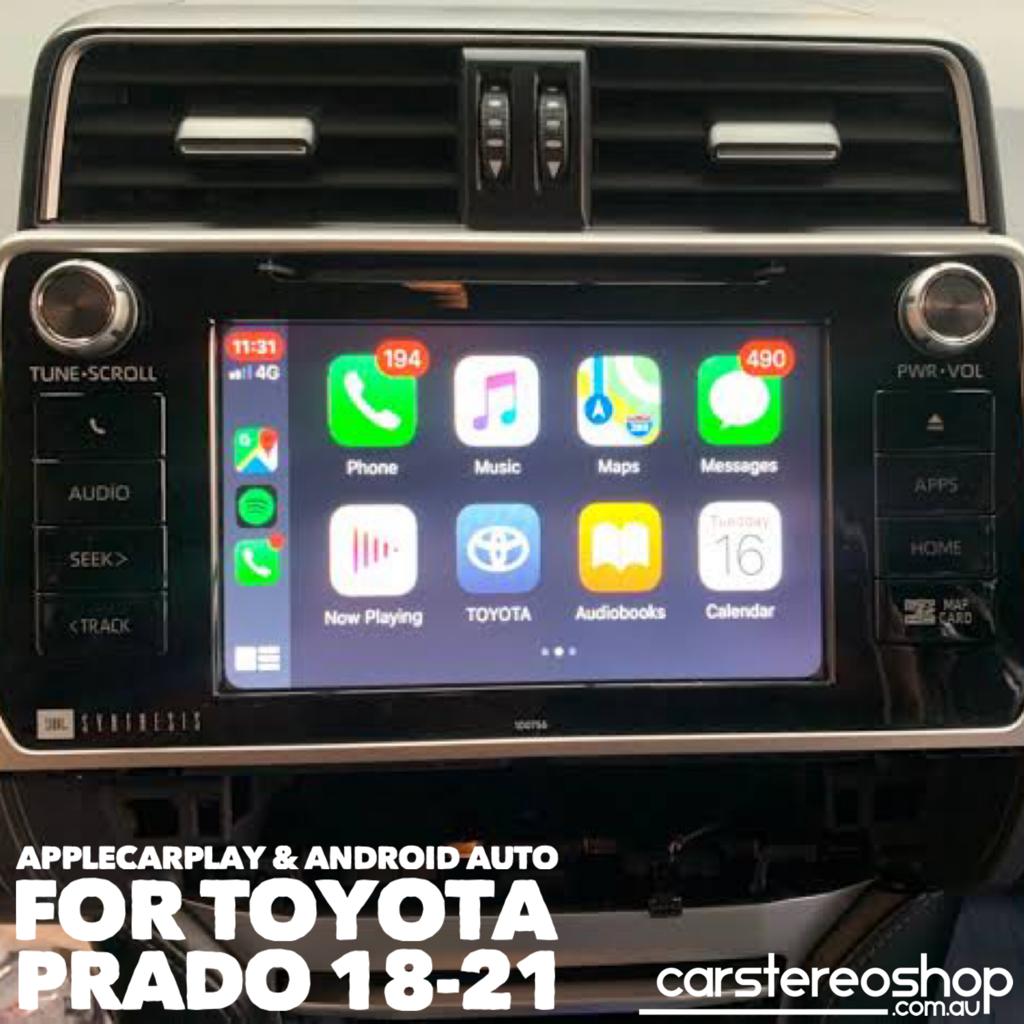 Apple CarPlay & Android Auto Add-On for Toyota Prado 150 ...