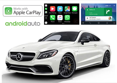 Apple CarPlay & Android Auto Add On for Mercedes Benz C Class (W205)