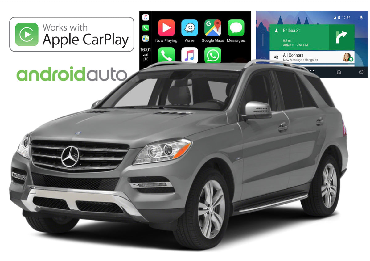 Apple CarPlay & Android Auto Add-On for Mercedes Benz M Class (W166 ...
