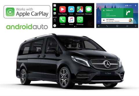 Apple CarPlay & Android Auto Add-On for Mercedes Benz V Class (W447)