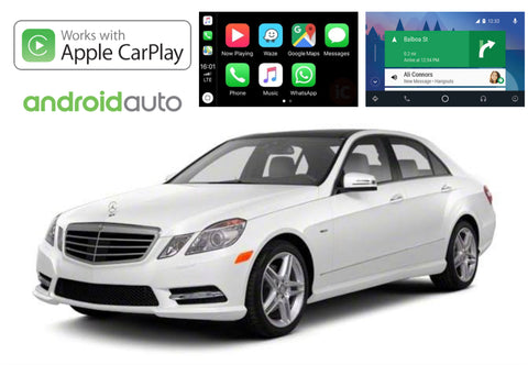 Apple CarPlay & Android Auto Add-On for Mercedes Benz E Class (W211)