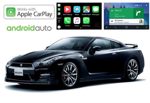 Apple CarPlay & Android Auto Add-On for Nissan Skyline GT-R (R35)