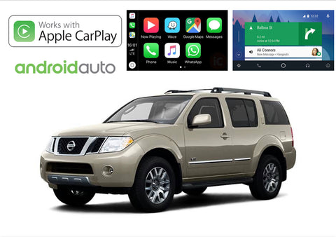 Apple CarPlay & Android Auto Add-On for Nissan Pathfinder (R51)