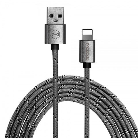 Mcdodo MCA1102 Nylon Fabric Apple Lightning to USB Charge Cable