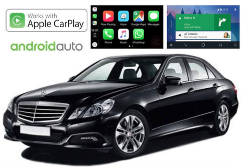 Apple CarPlay & Android Auto Add-On for Mercedes Benz E Class (W212)
